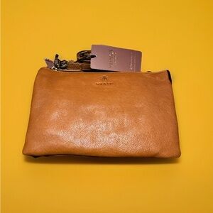 OAK + TAN Brown Leather Pouch